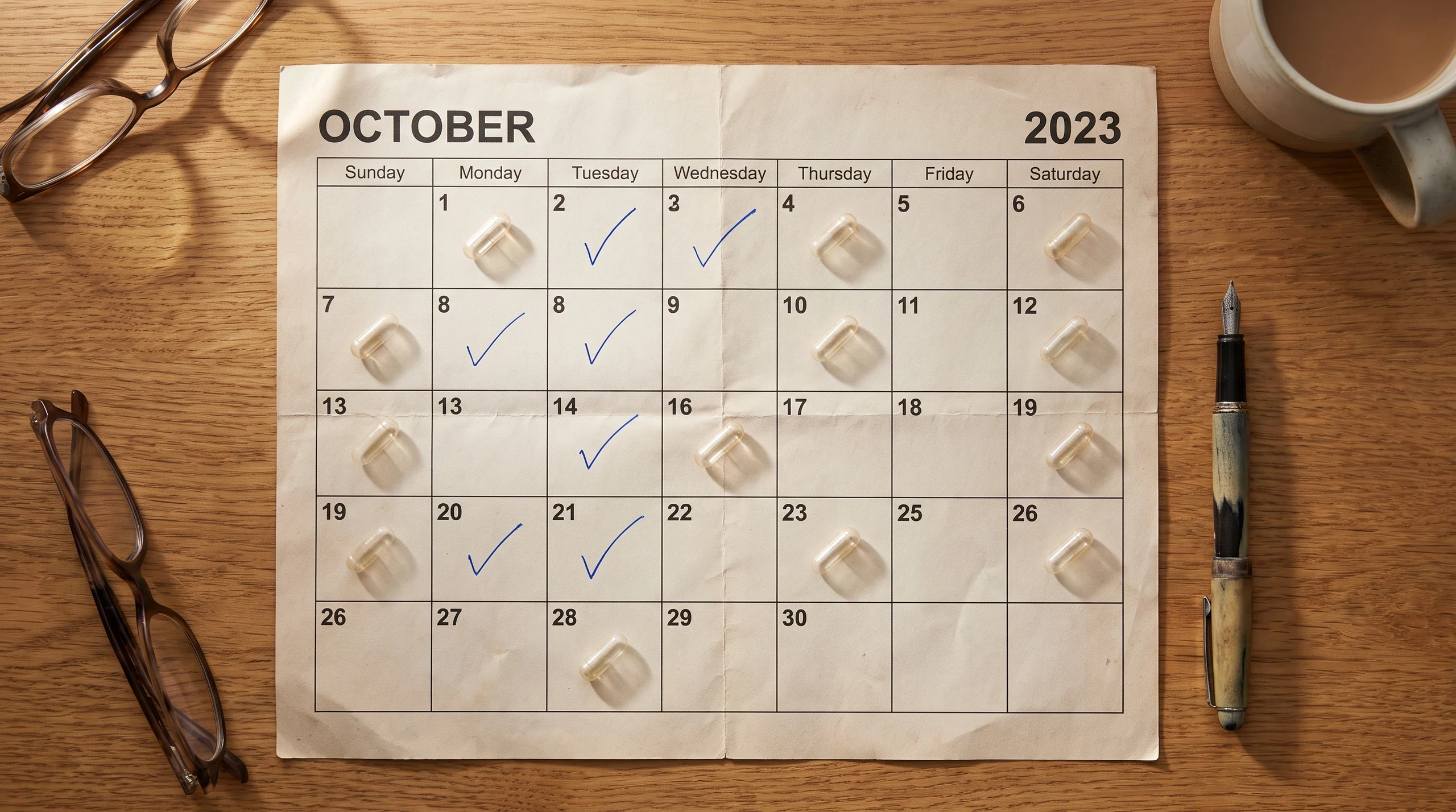 Fadiman Protocol Calendar